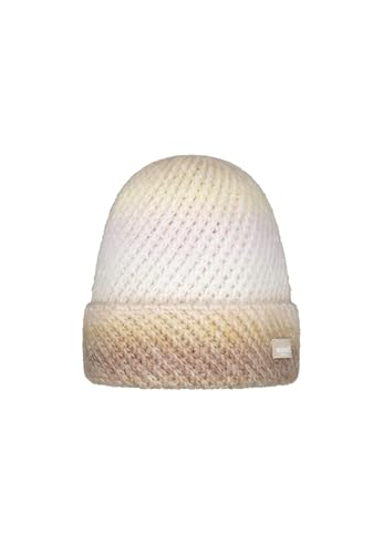 Bonnet pour femme anti-froid Barts FANATAIL Turnup beige doux