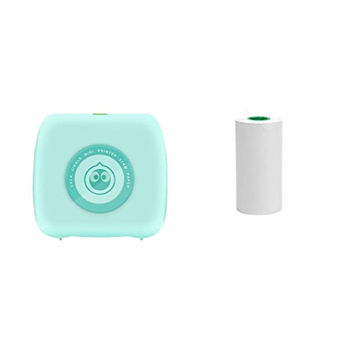 Image of Mini Printer Portable Thermal Printer Photo Lable Printing Pocket Printer(Green)