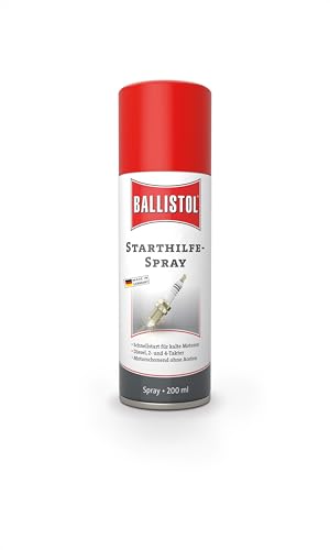 BALLISTOL 25500 Starthilfe-Spray Startwunder 200ml Spray – Schnellstart für kalte Motoren – Diesel, 2-Takter, 4-Takter