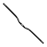 AEYINO Guidon de VTT 25,4 mm – 20/40/60/80/100 mm Rise en alliage d'aluminium – 720/620 mm extra long pour vélo électrique, vélo pliable et course de descente