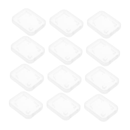 Generic 20pcs Memory Card Case Holder Compact Organizer for Sdxc Cards Lightweight Sturdy Design for Travel
