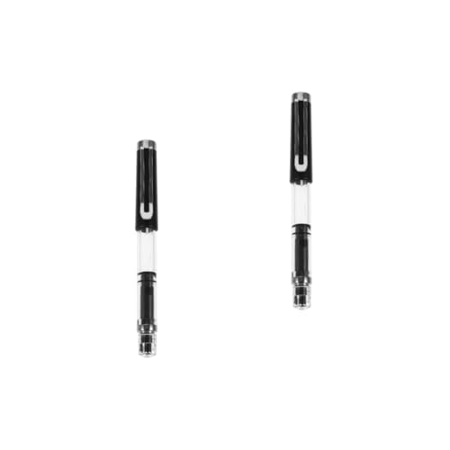 SHINEOFI 2pcs Chinese Calligraphy Brush Pen Traditional Ink Pens Writing Brush for Calligraphy for Beginners and Artists