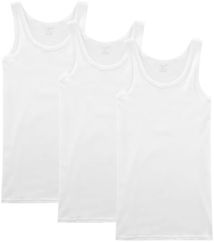 NUOZA Unterhemd Herren 3/5er Pack 100% Baumwolle Tank Top Ärmellos | Angenehm weich, atmungsaktiv, feuchtigkeitsabsorbierend, als Unterhemd oder Oberteil tragbar, etikettloses Desi