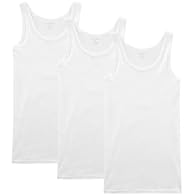 Comfort material: Made of high quality natural cotton, it has a soft texture and does not irritate the skin. Three-dimensional design: Three-dimensional cut for a perfect fit on the shoulders. Scoop neck, simple and beautiful. Figure-shaping: The shi...