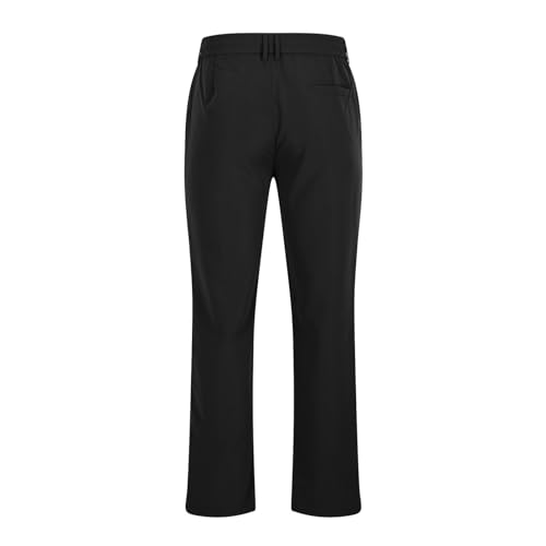 Work Pants for Men Flat Front Twill Pants Mens Slim Fit Stretch Office Trousers Straight Fit Casual Workwear Pockets4