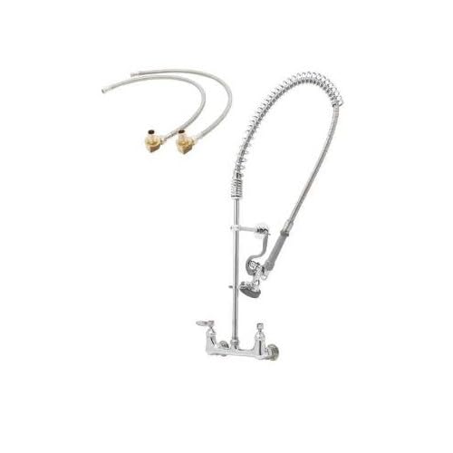 Exact FIT for T&S Brass KIT Faucet Wall Mount CERAMAS - Replacement Part by by Mavrik – Polished Chrome, Model B-0133-CR-B-KIT