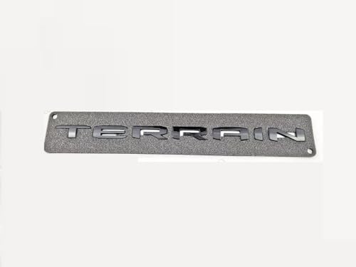 1x Replacement for 2019-2026 Terrain Front Door or Rear Liftgate Nameplate Logo Emblem Letter Badges (Gloss Black) by Generic - Image 4