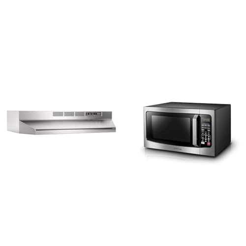 Broan-NuTone 413004 Non-Ducted Ductless Range Hood with Lights Exhaust Fan for...