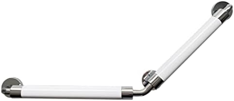 Compact Toilet Safety Rails - Wall-Mounted Grab Bar for Bathroom Safety, Elderly & Handicapped Support, Balance Assistance, Durable & Secure Bathroom Aid.