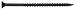 The Hillman Group 47656 8 x 2-1/2-Inch Fine Thread Drywall Screw Phillips Drive, Black