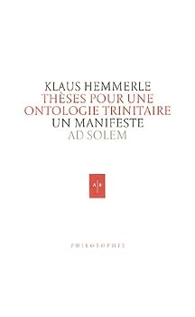 Paperback Thèses pour une ontologie trinitaire [French] Book