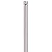 Maxim Lighting STR06212GS-D Accessory - .62 Inch Diameter Extension Rod, Choose Finish: Greek Silver Finish