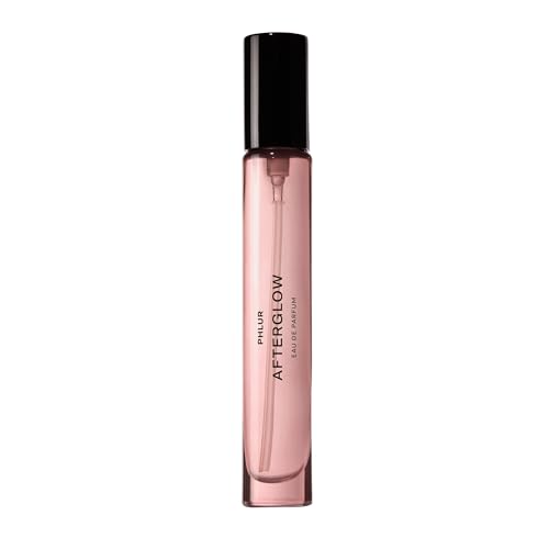 Image of PHLUR Afterglow Perfume for Women & Men, 9.5 mL | Warm Amber Vanilla Eau de Parfum, Citrus Apricot Coconut Fragrance with Lavender Milk, Sandalwood & Cashmere Woods