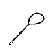 Caruba Schwarz Cord Handgelenkband - Sicherer Halt - Stilvolles Design - Verstellbare Passform - Komfortabler Griff