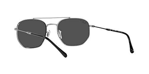 Image of Ray-Ban Unisex Sunglasses Gold Frame, Brown Lenses, 54MM