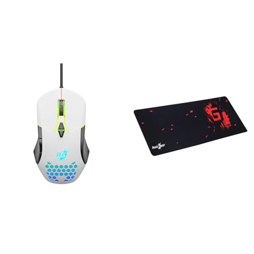 Image of Redgear A-15 Wired Gaming Mouse with RGB, Semi-Honeycomb Design and Upto 6400 dpi for Windows PC Gam