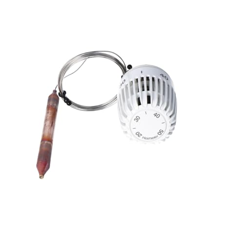 Heimeier Thermostat- Kopf mit Wärmeleitsockel und Spiralfeder, 20- 50 Grad 2m 6402- 00.500-3