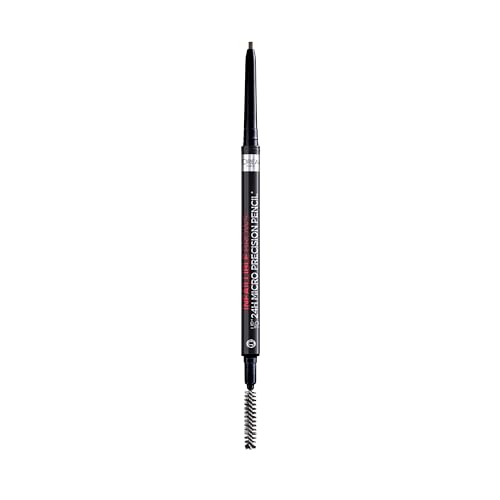LOreal Paris Infallible Brows 24H Micro Precision Pencil Precisely Defines Brows- 1.0 Ebony