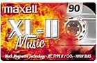 90 min Aufnahmezeit Maxell XL II 90 Audio-Kassette (90min)