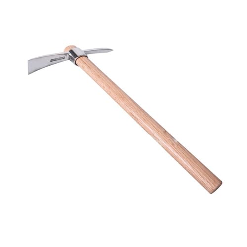 Generic Stainless Steel Pickaxe Gardening Hardware Tools Heavy Duty Multipurpose Pick Mattock Gardening Mattock for Planting Digging, Ice axe