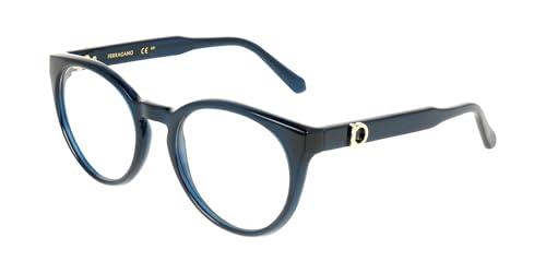Ferragamo Damen Ferragamo SF3032E 432 Optische Fassungen  Blau  Geometrisch Normal