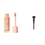 e.l.f. Halo Glow Liquid Filter, Complexion Booster For A Glowing & Complexion Duo Brush, Makeup Brush For Applying Foundation & Concealer, Creates An Airbrushed Finish, Made With Vegan Image