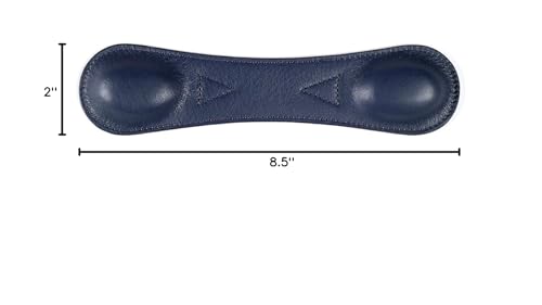 Image of 8 1 /2'' Genuine Leather Weighted Bookmark