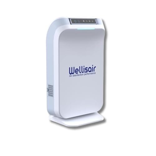 Purificador y Desinfectante de Aire WELLISAIR WADU-02 | Tecnología de Radicales Hidroxilos Activa 99,9% | Elimina Virus, Bacterias, Alérgenos, Olores y COVs | Bajo Consumo 3,6 W ✅