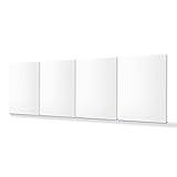 SILENT4® Schallabsorber Wand 4er Set à 114x72x5cm für Räume bis 20m² Akustikbild...