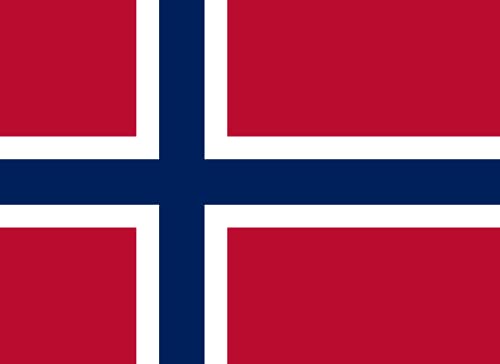 Drapeau Norvège paysage 1.35m² anti-effilochage pour pavoisement extérieur durable - 2