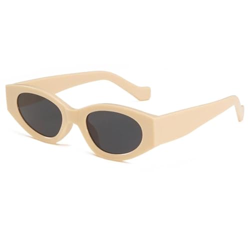 Lunettes de soleil vintage œil de chat vert UV400 mode homme femme forme ovale