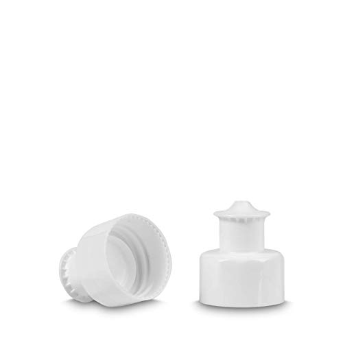 flakado Push Pull Verschluss - weiß - Gewinde 28/410 Cover