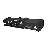 KONDOR BLUE | USB-C メディアハブ iPhone 15/16対応 | モバイルビデオリグ ビデオモニタリング&ビデオワークフロー用フルサイズHDMI | レイヴンブラック