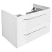 Produktbild FACKELMANN Milano Waschbeckenunterschrank mit Schubladen  Unterschrank für Waschtisch im Bad (80 cm x 49,5 cm x 48 cm)  Badschrank hängend in Weiß