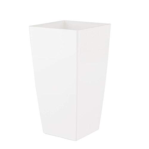 Vasart Piza Vaso de Flores, Branco, 14x26cm, 1 Unidad