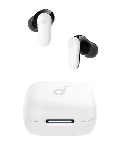 soundcore P30i by Anker Noise Cancelling Earbuds, smarte Geräuschunterdrückung, kraftvolle Bässe, 45h Spielzeit, 2-in-1 Case und Handyständer, IP54, kabellose Kopfhörer, Bluetooth 5.4, App Steuerung 1
