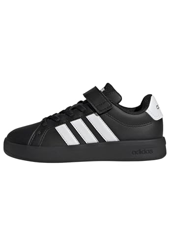 adidas Unisex - Bambini e Ragazzi Grand Court 3.0 Shoes Children, Ftwr White/Core Black/Core Black, 35 EU