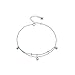 Bracciale alla Caviglia con Stella in Argento Bracciale da Donna con Catena alla Caviglia Cavigliera Catena per Gambe immagine