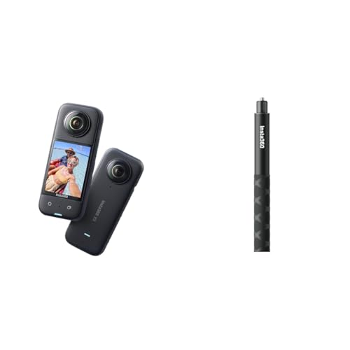 Image of insta360 X3 Action Camera, 1 /2 inch Sensor, 5.7K 360 Capture, Optical Zoom 3X, 72 MP 360 Photo, 4K Singl