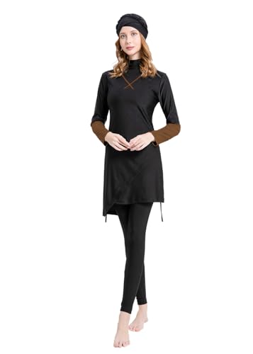 Burkini fille protection UV maillot de bain islamique complet séchage rapide