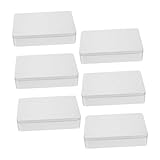 LIGIGWASH 6 piezas Cajas Metálicas Pequeñas con Tapa para Organizador de Cuentas y Joyas Resistentes y Duraderas para Almacenamiento Casa