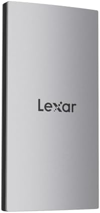 Lexar ES3 1TB External SSD, USB 3.2 Gen2 Portable SSD, PSSD Up to 1050MB/s Read, 1000MB/s Write, External Solid State Drive Compatible with iPhone 17 Series/Mac/PS5/XBOX/Laptop/PC, Silver