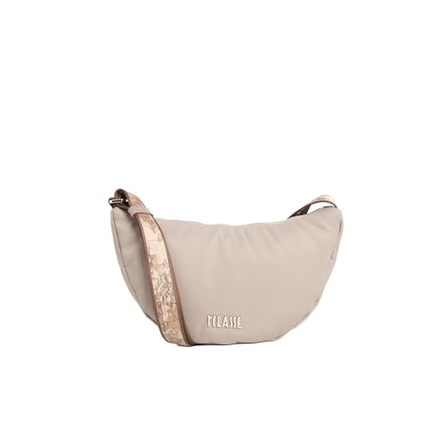 BORSA A tracolla Alviero Martini Prima Classe Mini Tracolla Mezzaluna Greige