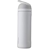 Owala Flip Insulated Stainless Steel Water Bottle with Straw, BPA-Free Sports Water Bottle, Great for Travel, 24 Oz, Shy Marshmallow