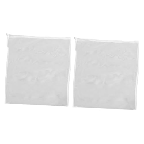 ULTECHNOVO 2pcs Reusable Mesh Wine Brewing Filter Bag Drawstring Strainer for Juicing and Cooking for Making and Nut Milk Straining Multi-Purpose Use