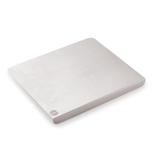Image of Tosaa (DP101B) Stainless Steel Chopping Board Vegetable,Fruit Cutting, Kneeding, Cake Prep, Heavy Duty Chopping-Board - 1.5MM