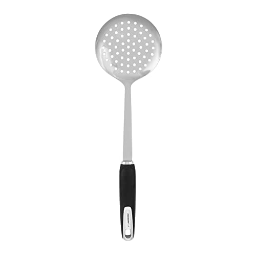 Tower T832223 Precision Plus Skimmer with Hanging Loop, Softtex Handle, Stainless Steel