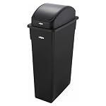Winco Plastic Trash Can Cover, Black, 23-Inch - Image 2