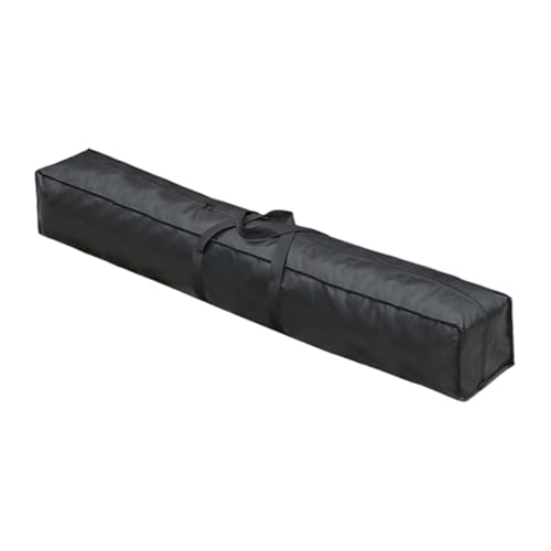 Large Travel Duffle Bag Waterproof Zippered Camping Sports Equipment Storage Long Luggage Bag for Gym Fishing Camping Black, 150cmx20cmx20cm