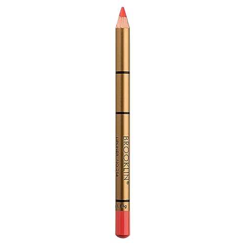 Impala - Lápiz de Labios Brooklin Waterproof Color Coral Anaranjado Mate 214 | Perfilador de Labios Permanente | Lápiz Labial Resistente al Agua | Delineador de Labios de Larga Duración